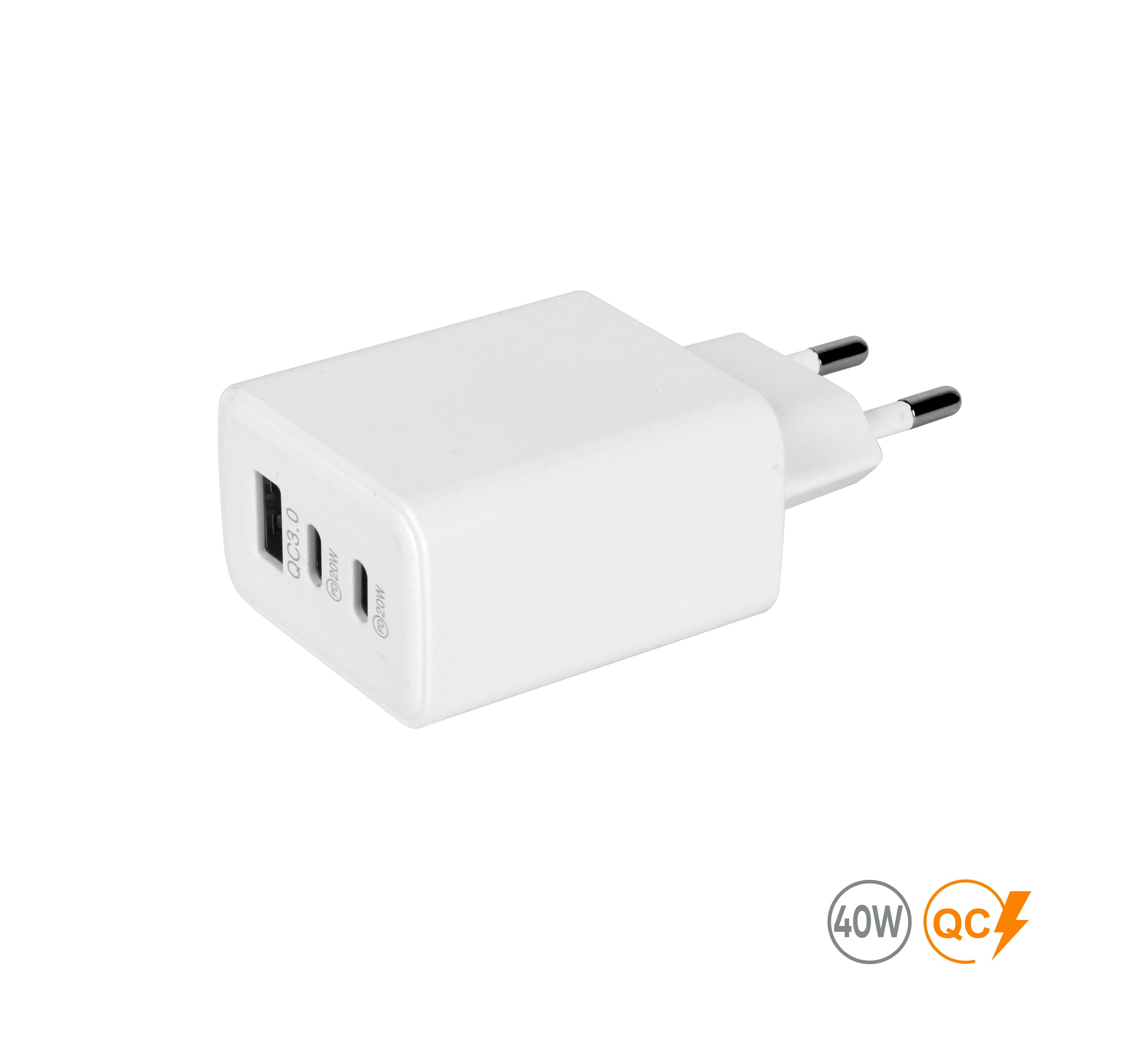 Зарядные устройства Мережевий зарядний пристрій 40W Real, TM TEG Зарядные устройства Мережевий зарядний пристрій 40W Real, TM TEG замовити з нанесенням логотипів в Uson