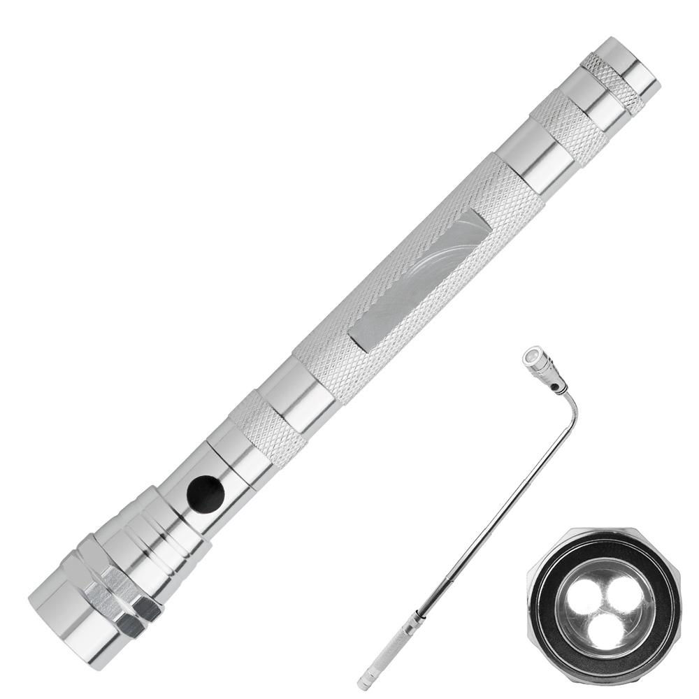 Инструмент Фонарик телескопический Алюминиевый, LED Инструмент Фонарик телескопический Алюминиевый, LED замовити з нанесенням логотипів в Uson