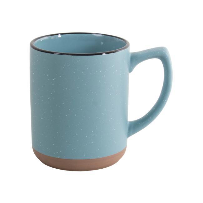 Чашка керамика Керамічне горнятко SAHARA з чорним обідком, 320 мл Чашка керамика Керамічне горнятко SAHARA з чорним обідком, 320 мл замовити з нанесенням логотипів в Uson