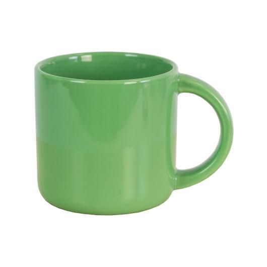 Чашка керамика VIOLA, горнятко 390 мл, кераміка, колір - світло-зелений Чашка керамика VIOLA, горнятко 390 мл, кераміка, колір - світло-зелений замовити з нанесенням логотипів в Uson