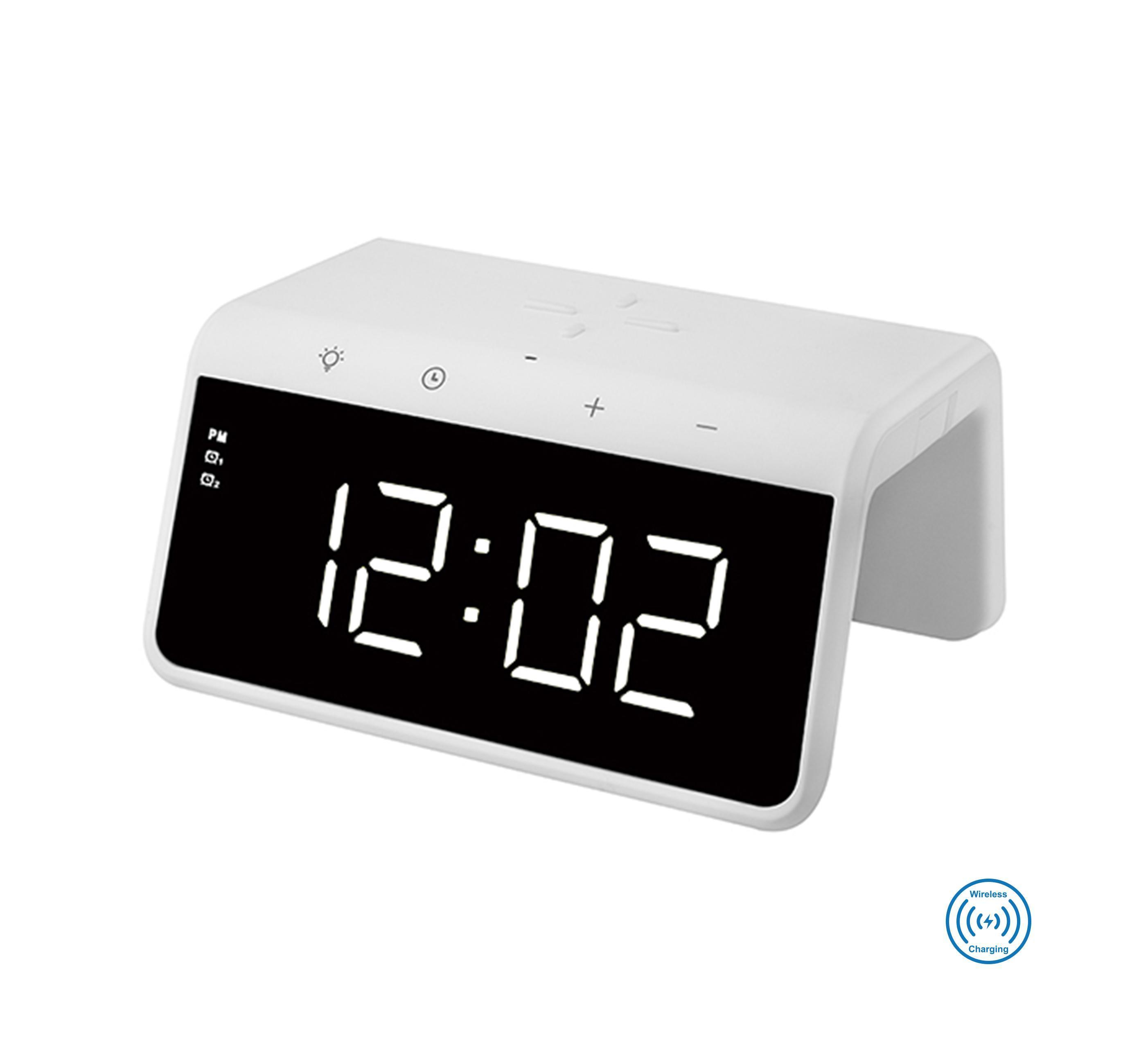 Годинники Годинник з бездротовою зарядкою Wake Up, TM TEG Годинники Годинник з бездротовою зарядкою Wake Up, TM TEG замовити з нанесенням логотипів в Uson