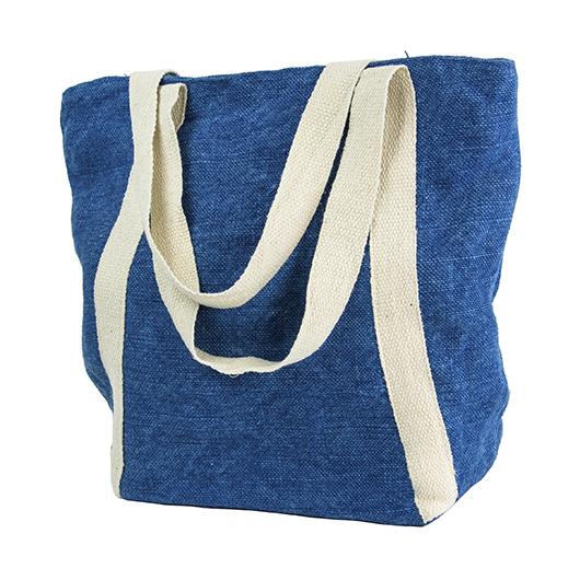 Сумки для покупок JEANA, Cумка з джуту з білими ручками 41х33х16,5 см Сумки для покупок JEANA, Cумка з джуту з білими ручками 41х33х16,5 см замовити з нанесенням логотипів в Uson