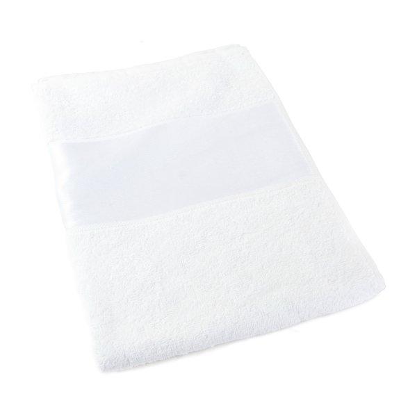 Пледы Полотенце SUNSET с белым бордюром 50х100, 420G Пледы Полотенце SUNSET с белым бордюром 50х100, 420G замовити з нанесенням логотипів в Uson