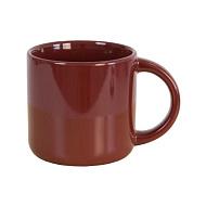 VIOLA, горнятко 390 мл, кераміка, колір - бордовий Чашка керамика заказать с нанесением логотипов у Uson