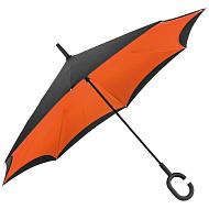 Зонт-трость с обратным складыванием-40476  заказать с нанесением логотипов у Uson